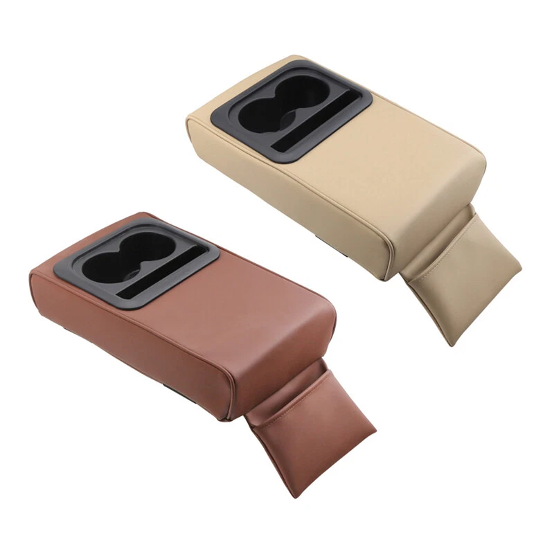 Portavasos multifunción reposabrazos coche almohadilla consola central caja de almacenamiento cojín alfombrilla Foto 2 de 4