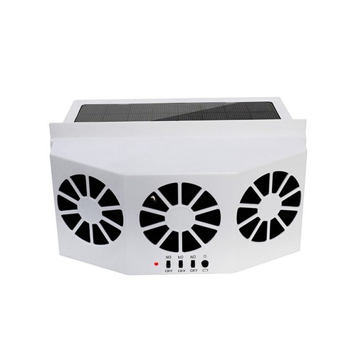 Car Ventilation Fan Solar Charging Car Fan Heater Fan for Car