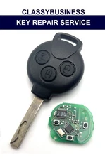 Repair service for SMART CAR FORTWO FORFOUR remote key fob battery replacement