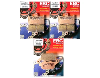 FITS Triumph Street Triple R 675 2009-2012 EBC Sintered FRONT & REAR Brake Pads - Image 1 of 4
