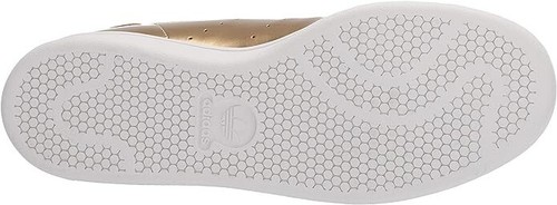 adidas Originals kids grade school Stan Smith Sneaker, Gold, 3.5 - Picture 4 of 7