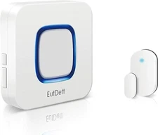 Door Chime, Wireless Door Open Chime with Operating Range 600FT/58 Tones/5 Vo...