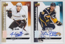 2008-09 UD PRIORITY SIGNINGS DANIEL PAILLE AUTO /75 TORONTO FALL EXPO Autograph