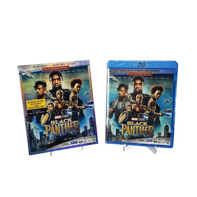 Black Panther w/ Slipcover (Blu-ray) BRAND NEW SEALED