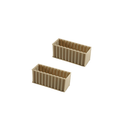 Spur N Open Top Container Schrottcontainer 2er Pack grau