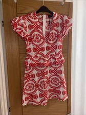 Pretty Little Thing Size 6 Patterened A Line Mini Dress