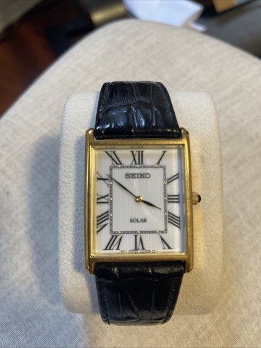 Seiko Solar White Men's Watch - SUP880 