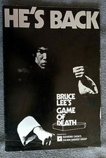 Game of Death Studio Promo Program Mailer Fold Out 9.5x15 BRUCE LEE Martial Arts