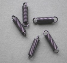 Nitinol - Formgedächtnislegierung - 5 Zugfedern "45°C"