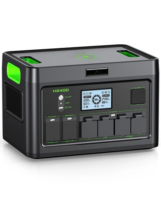 #ad 2400W 1843Wh Portable Power Station Solar Charger Generator for Camping Travel $451.50