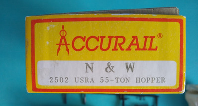Boxed Accurail 1:87 HO Gauge Plastic - N & W USRA 55T Hopper Wagon - 2502