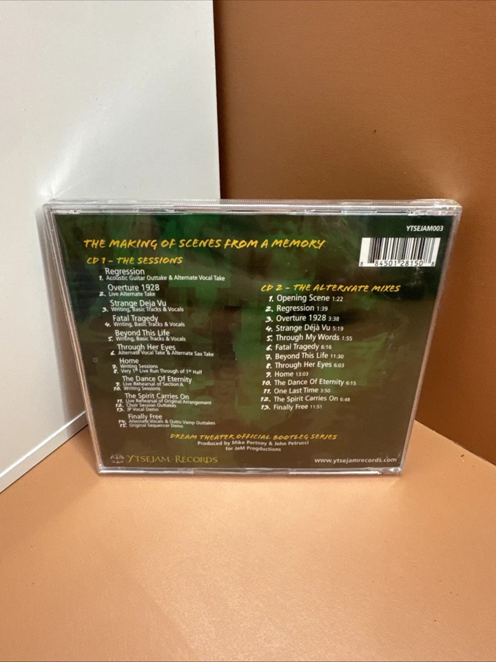 DREAM THEATER-OFFICIAL BOOTLEG-2003 SCENES FROM A MEMORY-2-CD YTSEJAM003 SEALED - Image 2 of 2