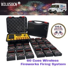60 Cues Fireworks Firing System Wireless Remote Sequential Backyard Show USA