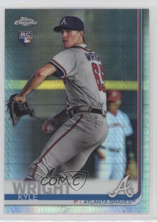 2019 Topps Chrome Prism Refractor Kyle Wright #120 0y59