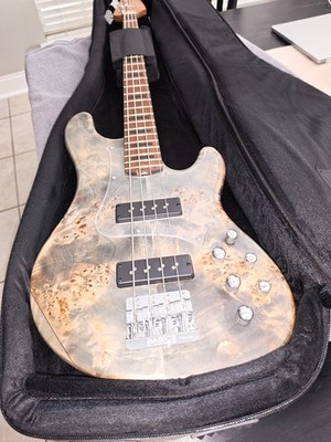 Cort GB-Modern 4 Open Pore Charcoal Gray w/Case.