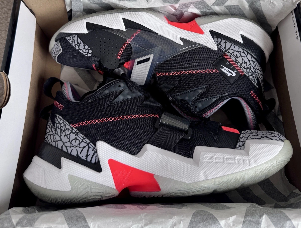 Nike Mens Air Jordan Why Not Zer0.3 Sz 10.5 Black Cement Red CD3003 006 NEW Box JORDAN Why Not? Zer0.3 CD3003 006 - Shiekh main image 4