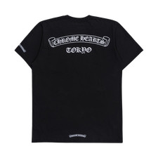 Chrome Hearts Scroll Logo T-Shirt Black Tokyo Exclusive K-Pop