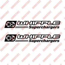 WHIPPLE Supercharger Decal Whipple Die Cut Vinyl Graphic Decal Sticker -Any Size