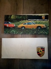 Vintage 1967 1968 Porsche 911 912 Targa Coupe Dealer Sales Brochure Lot - Origin