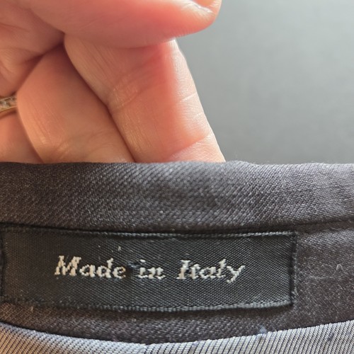 Tiglio Luxe Suit Jacket Sportcoat Blazer Men 48R Tufo Gray Solid 100% Wool Italy - Picture 12 of 12