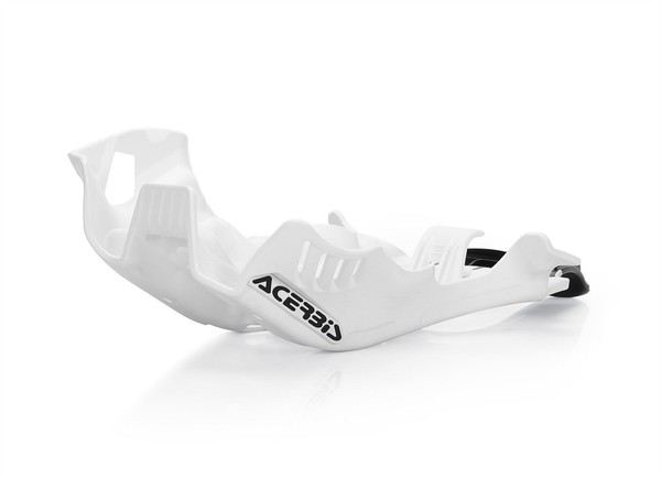 Acerbis Skid Plate Weiß Schwarz FüR Husqvarna TE 300I 2020-2023-image