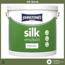 Brilliant White Silk Emulsion Interior Wall Ceiling Paint 5L 3.40 per litre