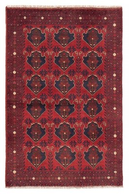 4'2'' x 6'3'' Hand Knotted Area Rug Traditional Oriental Wool Carpet