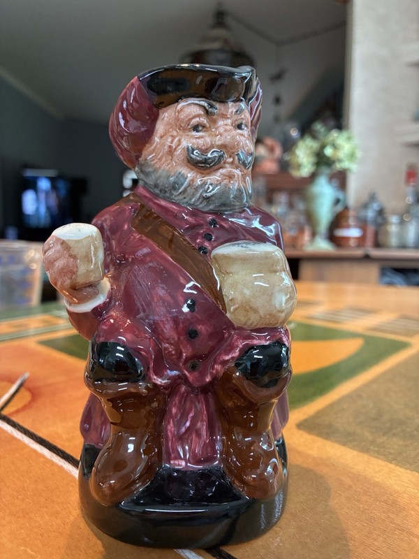 Vintage Royal Doulton Toby Jug Mug Sir John Falstaff 5.5" - Excellent Condition