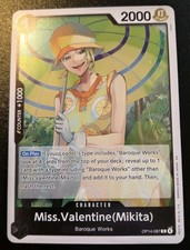 Miss.Valentine(Mikita) OP14-087 Foil Rare The Azure Sea's Seven One Piece