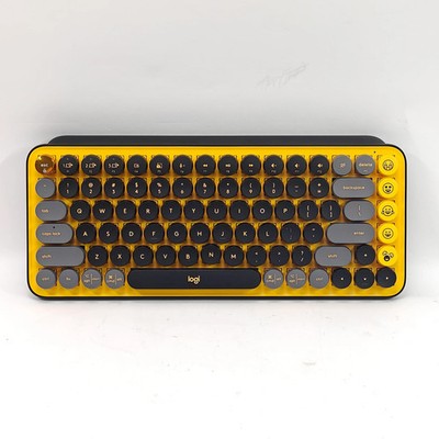 Logitech POP Keys YR0080 Wireless Wireless Keyboard Black/Yellow
