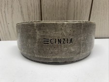 Cinzia Faux Snakeskin Sunglasses Case GUC Dark Grey