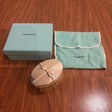 Tiffany  Co Baby Brush Sterling Silver 925 With Pouch and Box