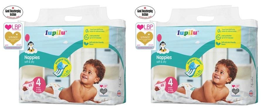 96 Nappies (9-14kg) Extra Soft & Dry Disposable Nappy Comfortable (Size 4)