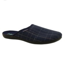 Men's Slip On Slippers BIO  25956 made in Poland  Blue for problematic foot