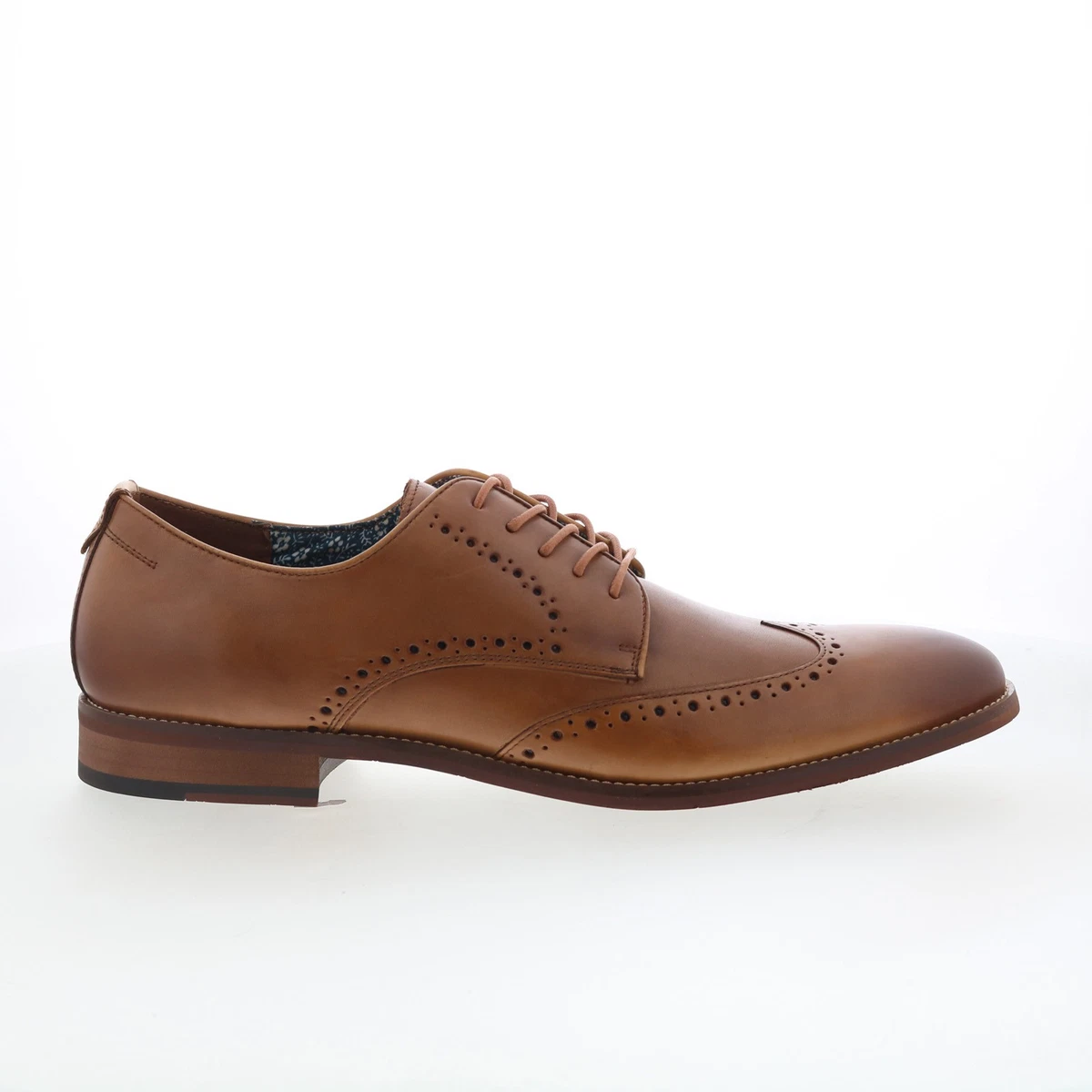 Johnston & Murphy Mens Leather Wingtip‎ Oxford Tan Brown Shoes 12M Amazon.com: Johnston & Murphy Men main image 2