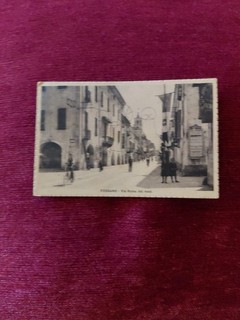 Cartolina Fossano Via Roma Dal Nord