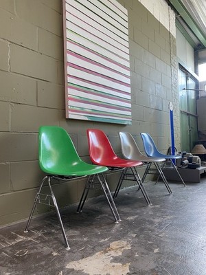 CHARLES EAMES | original fiberglass sidechair vitra herman miller