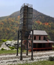 HO Scale Square Industrial Silo / Hopper Bin Structure