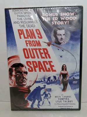 Plan 9 from Outer Space (DVD, 2003) With Ed Wood Story, Cult Horror, New/Sealed