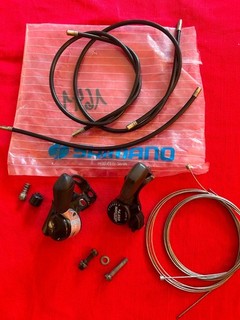 SHIMANO RETRO GEAR SHIFTER SET SL M201 & SL MT62 (SL M201 & SL MT62) MTB