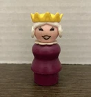 Vintage Fisher Price Little People Wooden Castle Queen