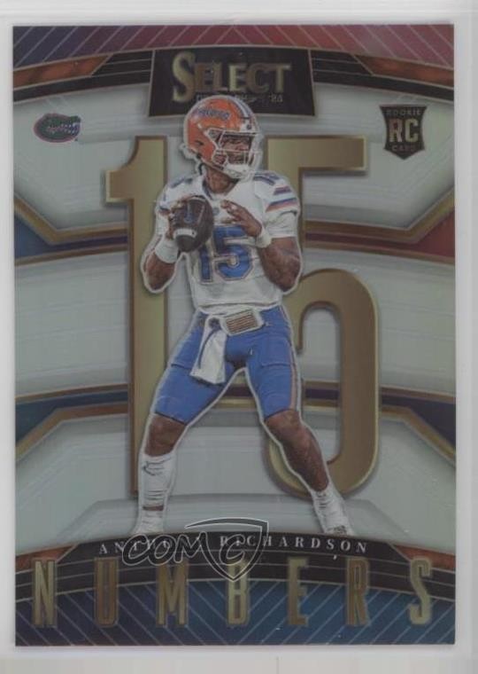 2023 Select Draft Picks Numbers Silver Prizm Anthony Richardson Rookie RC o8g