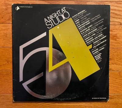 A Night at Studio 54 2-LP Casablanca 1979 Pressing Chic Cher Donna Summer