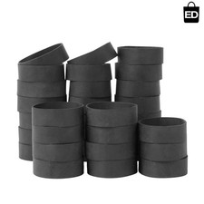 35 Pcs Thick Rubber Bands Heavy Duty Size 94 Black Wide Strong Elastic