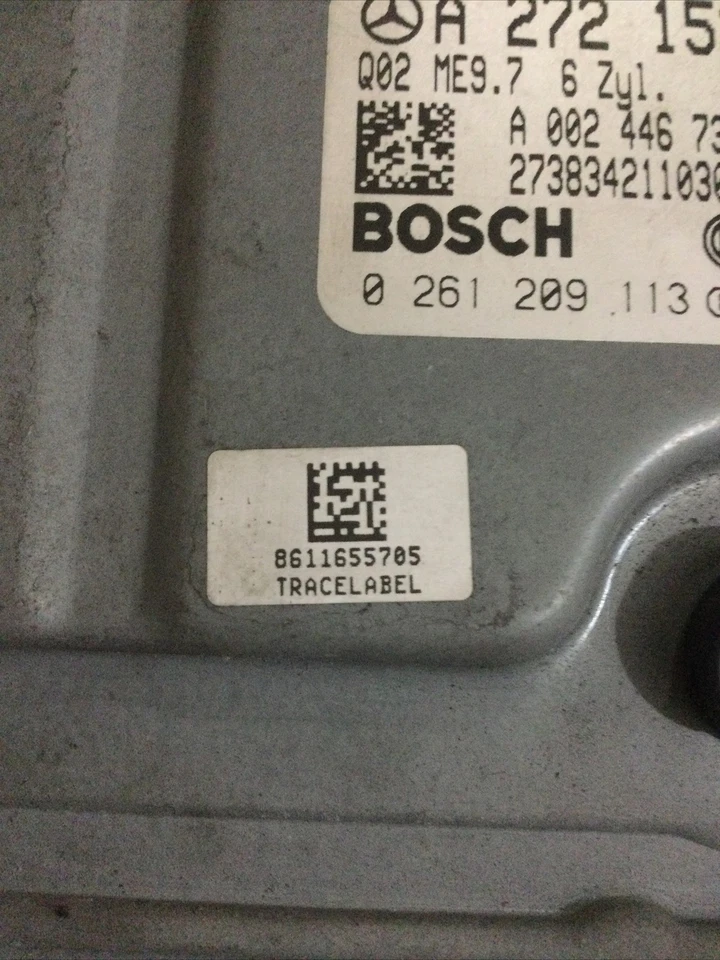 07 Mercedes Benz C280 Engine Control Unit / Module  ECU ECM OEM A 272 153 52 79 - Image 3 of 4
