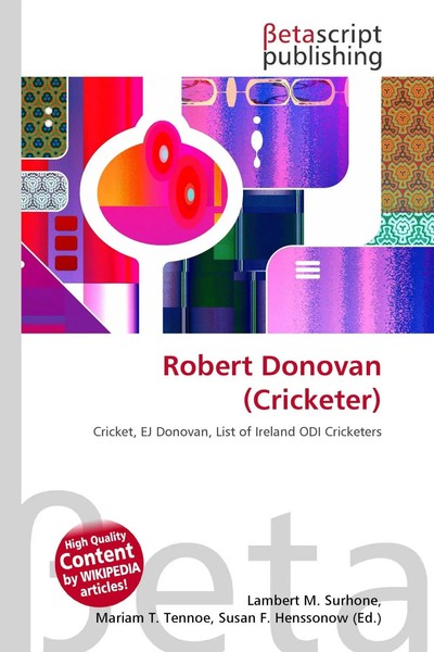 Lambert M. Surhone (U. A.) | Robert Donovan (Cricketer) | Taschenbuch | Englisch-image