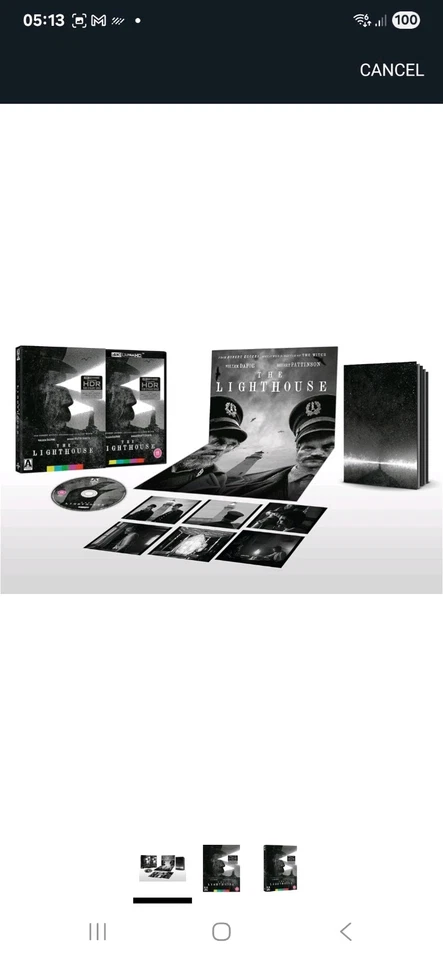 The Lighthouse (2019) 4K UHD Blu-Ray Arrow Limited Edition New & Sealed - Image 2 of 2