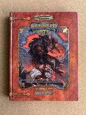 Dungeons & Dragons 3.0/3.5 The Shackled City Paizo WoTC HC 2005 With Map Booklet