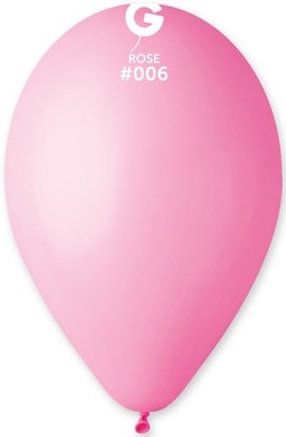 Gemar 006 Standard Rose 33cm 13 Inch G120 Latex Luftballons Rosa 50 Stück