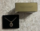 VINTAGE NEW GENUINE GARNET PENDANT NECKLACE BY AVON FREE SHIPPING! — photo 1